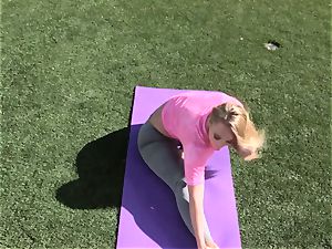AJ Applegate outdoor yoga ravage
